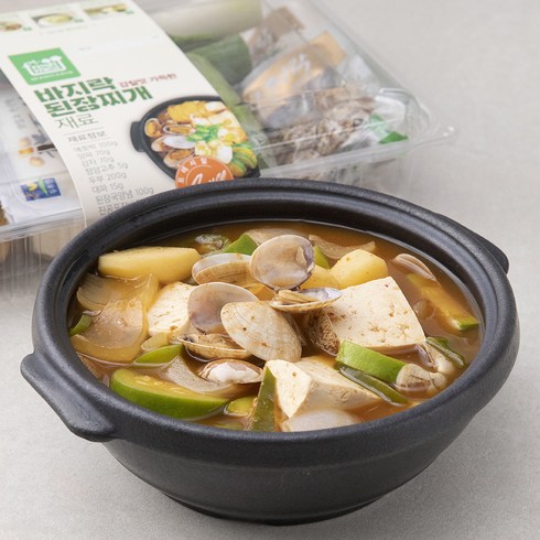 프레시밀 바지락 된장찌개 밀키트, 620g, 1팩