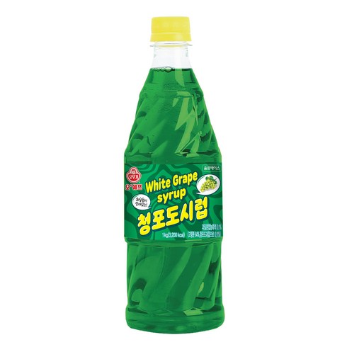 청포도시럽 - 오쉐프 청포도시럽, 1개, 1kg