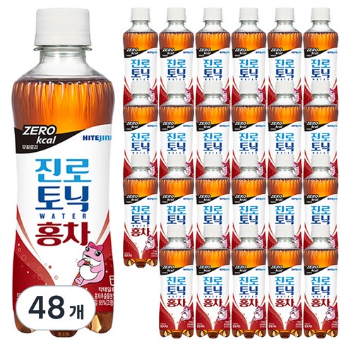 진로 토닉 워터 홍차 제로 칼로리, 300ml, 48개