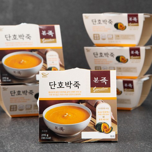 본죽 단호박죽, 270g, 6개입