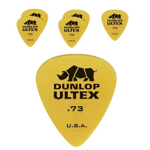 던롭 Ultex Standard 기타픽크 0.73mm, 6개