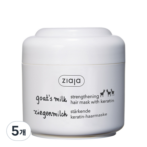 지아자 산양유 케라틴 헤어팩, 200ml, 5개