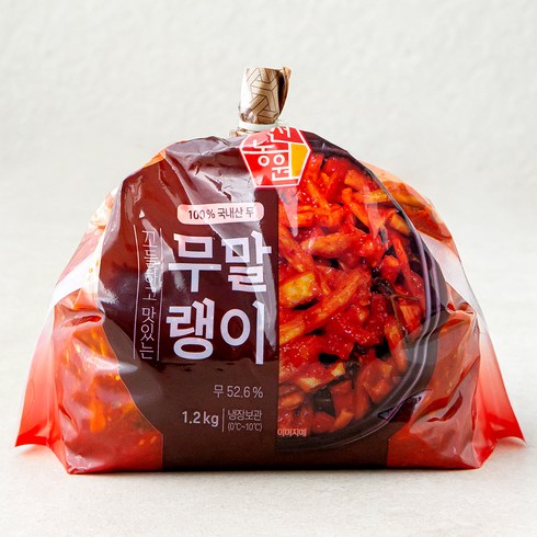 국산무말랭이 - 선농원 꼬들 무말랭이, 1.2kg, 1개