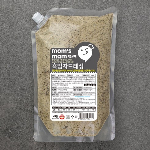 흑임자드레싱 - 맘스맘 흑임자드레싱, 2kg, 1개