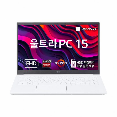 LG전자 2023 울트라 PC 15, 화이트, 256GB, 8GB, WIN11 Home, 15U40R-GR36K