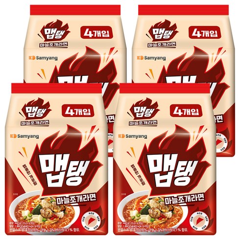 맵탱라면 - 맵탱 마늘조개라면 110g, 16개