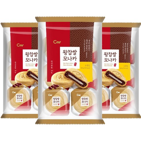 모나카 - 청우식품 왕찹쌀모나카, 240g, 3개