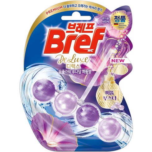 브레프 디럭스 문플라워 루나딥 변기세정제, 50g, 1개