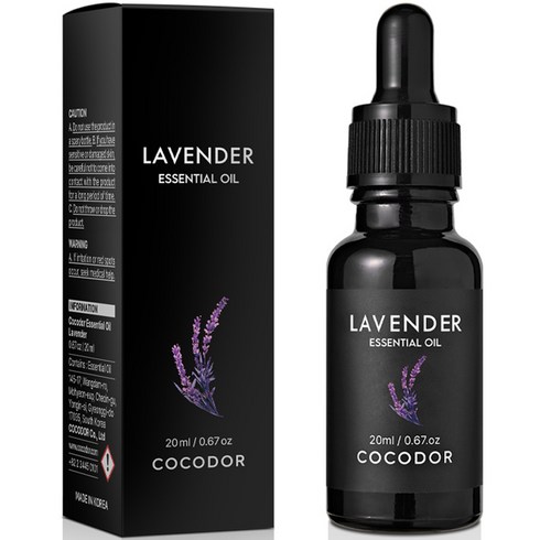 코코도르 비건 아로마 에센셜오일, 라벤더, 20ml, 1개