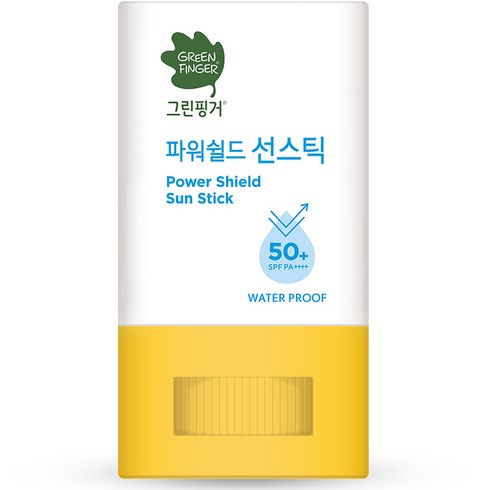 그린핑거파워쉴드선스틱 - 그린핑거 파워쉴드 선스틱 워터프루프 SPF50+ PA++++, 14g, 1개