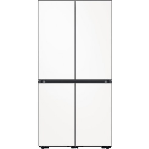2023년 가성비 최고 비스포크냉장고 - 삼성전자 비스포크 프리스탠딩 4도어 냉장고 875L 방문설치, 새틴 화이트, RF85B9111W6