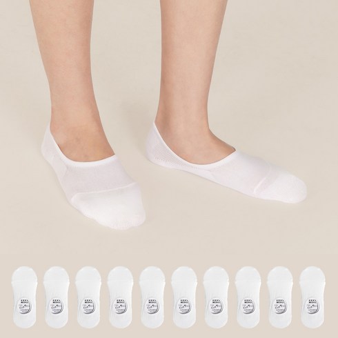 여성페이크삭스 - 가나양말 여성용 뉴 앞코보강 페이크삭스 덧신 10켤레