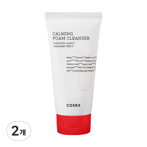 카밍클렌징폼카렌튤라 - 코스알엑스 에이씨 컬렉션 카밍 폼 클렌저, 150ml, 2개