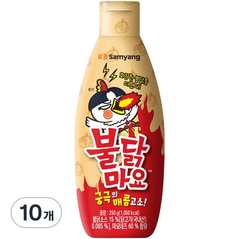 불닭마요소스 - 삼양 불닭마요 소스, 250g, 10개