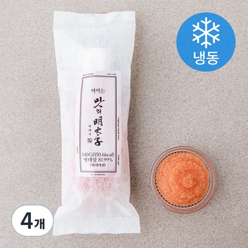 맛의명태자 짜먹는 명란 (냉동), 140g, 4개