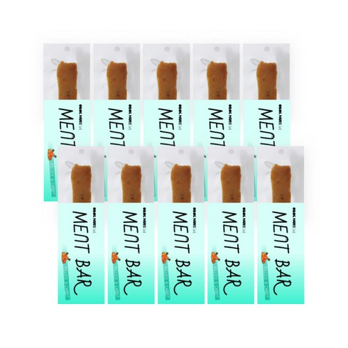 미트바 고양이 유산균 영양 간식 10p, 명태살 + 당근 혼합맛, 12g, 10개