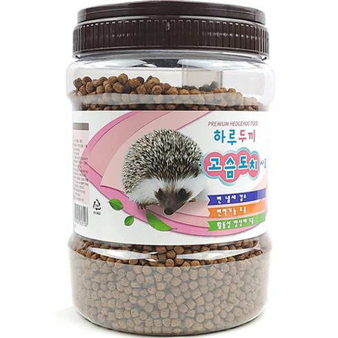 하루두끼 프리미엄 고슴도치 전용사료, 850g, 1개