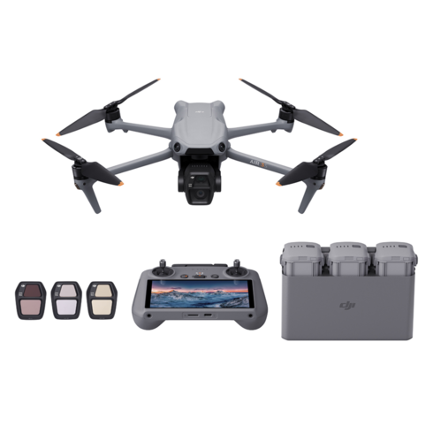 dji - DJI Air 3S 플라이 모어 콤보 + DJI RC 2, 혼합색상