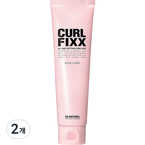 쏘내추럴 올 데이 세팅 컬 픽서, 150ml, 2개