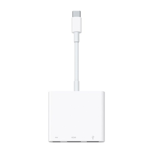 맥북usb허브 - Apple 정품 USB-C 디지털 AV 멀티포트 어댑터, 1개