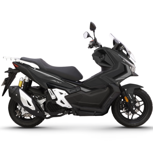 2023년 가성비 최고 한솜adv125 - 한솜모터스 어드벤처 스쿠터 ADV125 V-TUNE (2024년식) 방문설치, 매트 블랙