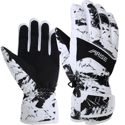 2023년 가성비 최고 leki스키장갑 - 어라이즈 스키 보드장갑 AWGA017_BK, 블랙