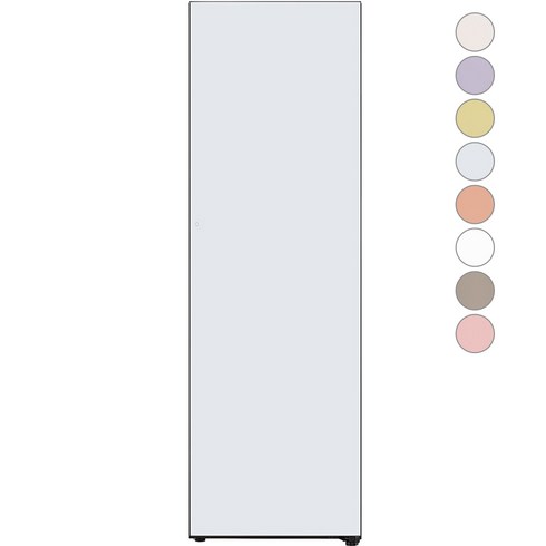 [색상선택형] LG전자 컨버터블 패키지 오브제컬렉션 냉동전용고 오토도어 Y322AA3S 글라스 좌열림 방문설치, 크림 스카이, Y322GY3S