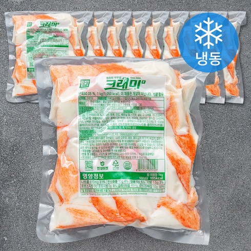 한성기업 크래미F (냉동), 1kg, 10개