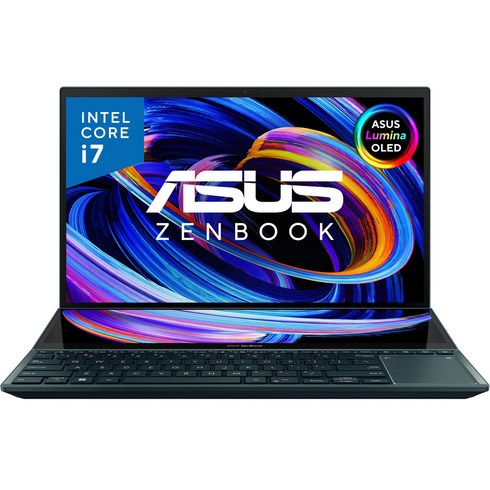 에이수스 2022 ZenBook Pro Duo OLED 15.6 코어i7 인텔 12세대 지포스 RTX 3060, 셀레스티얼 블루, 1TB, 32GB, WIN11 Home, UX582ZM-H2042W