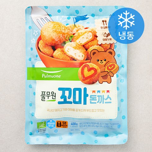 아기돈까스 - 풀무원 꼬마 돈까스 (냉동), 400g, 1개