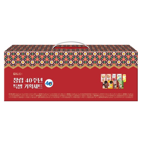 담터 차 8종 + 에코보틀 40주년 세트, 1세트