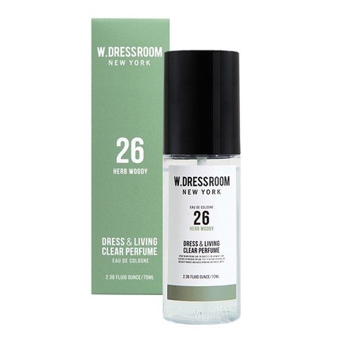 더블유드레스룸 드레스퍼퓸 70ml, No.26 허브우디, 1개