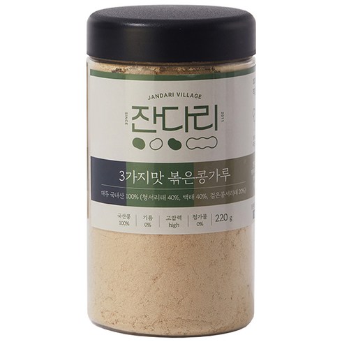 잔다리마을 3가지맛 볶은 콩가루, 220g, 1개