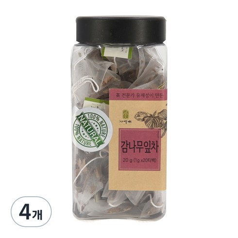 자연애 감나무잎차, 1g, 20개입, 4개