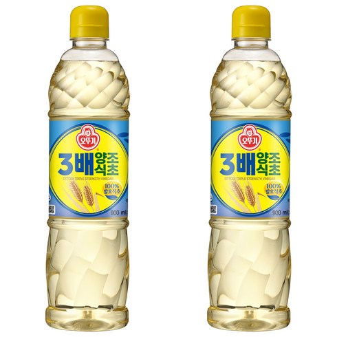 3배식초 - 오뚜기 3배 양조식초, 2개, 900ml