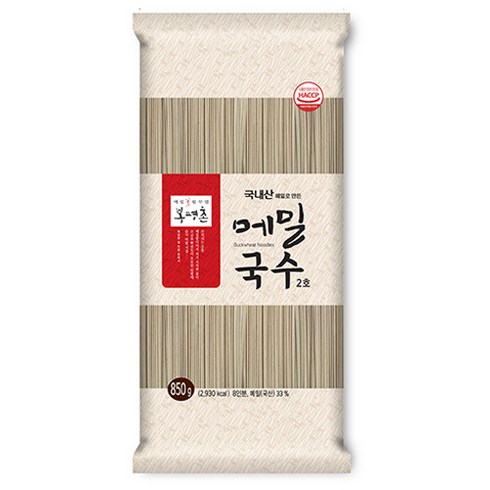 메밀면 - 봉평촌 메밀국수 2호, 850g, 1개