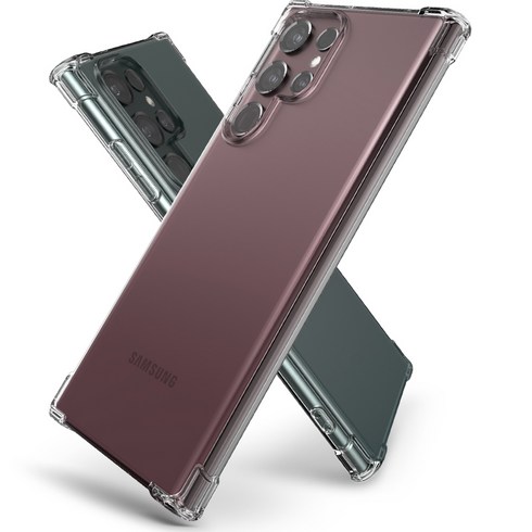 s22울트라케이스 - 신지모루 범퍼 강화 4DX 에어팁 젤리 휴대폰 케이스