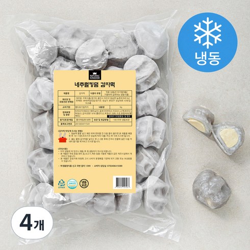 네추럴킹덤 감자떡 (냉동), 1kg, 4개