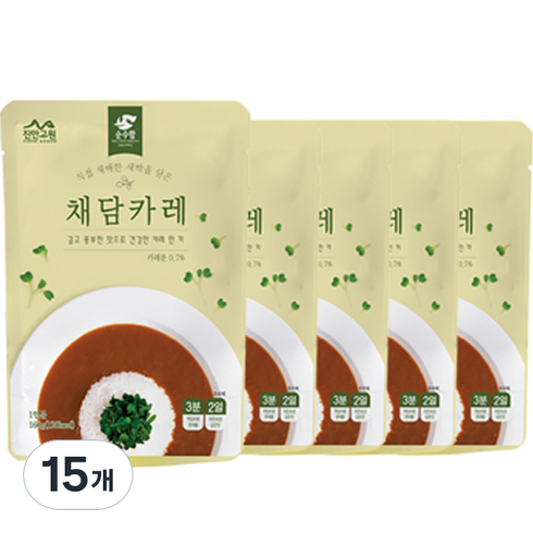 삼일카레 - 순수람 채담카레, 160g, 15개