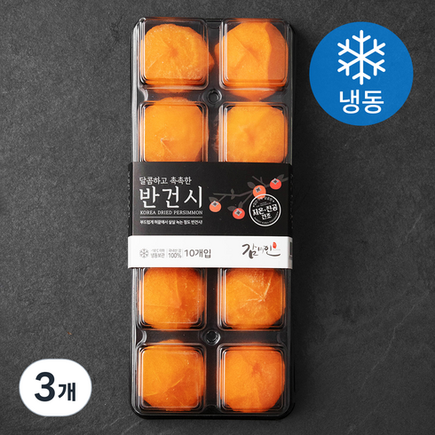 청도 2박 3일 패키지 - 감미인 GAP 인증 청도 반건시 (냉동), 400g(10입), 3개