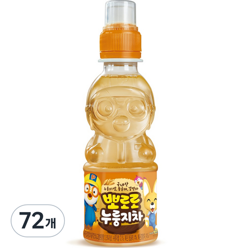 뽀로로 누룽지차, 72개, 220ml