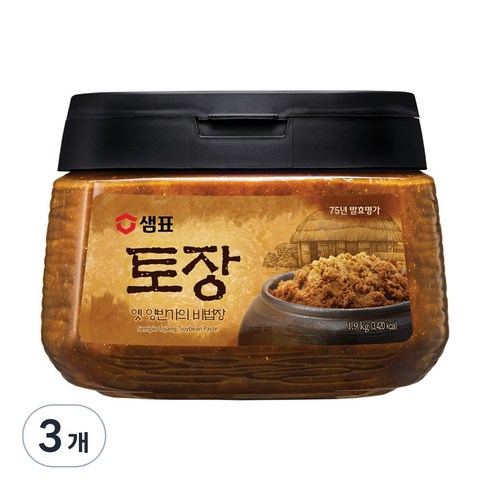 샘표 토장, 1.9kg, 3개