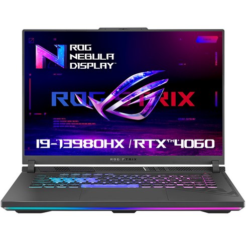 에이수스 2023 ROG 스트릭스 G16 코어i9 인텔 13세대 지포스 RTX 4060, Eclipse Gray, 1TB, 16GB, Free DOS, G614JV-N4022