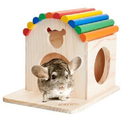 카르노 컬러 우드 햄스터 하우스, Y223PSAH038, 1개