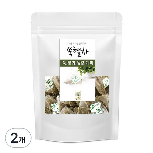 숲으로 쑥혈차 삼각티백, 1.2g, 100개입, 2개