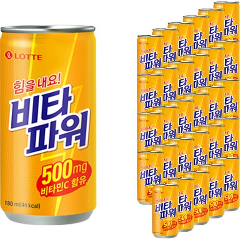 음료수 - 롯데 비타 파워, 180ml, 30개