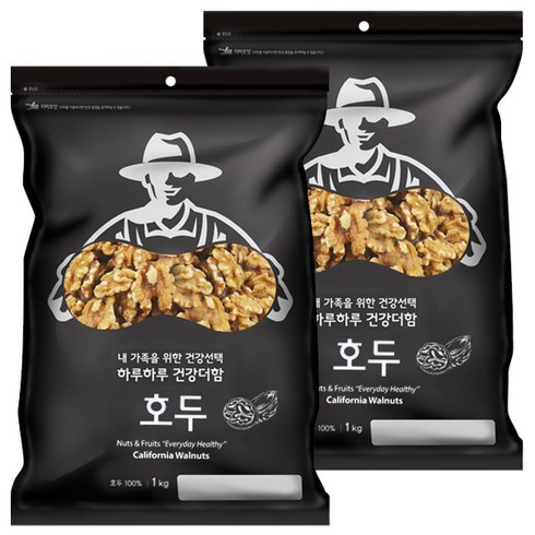 호두 - 넛츠팜 호두, 1kg, 2개