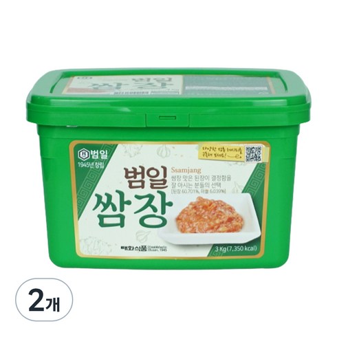 범일쌈장 - 범일 쌈장, 3kg, 2개