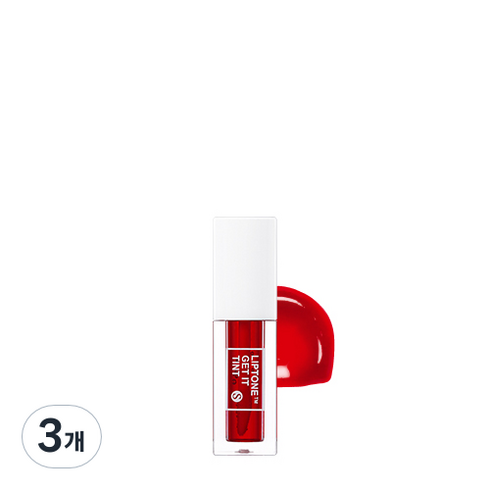 토니모리 립톤 겟잇 틴트S 3g, 04 레드핫, 3개