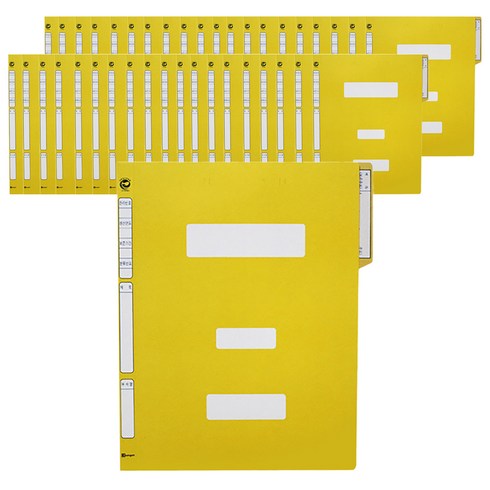 파일 - 서일산업 정부화일 A4, 노랑, 40개입